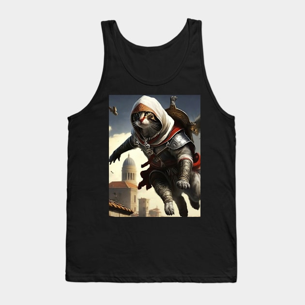 Cat assassin Tank Top by Geek Culture